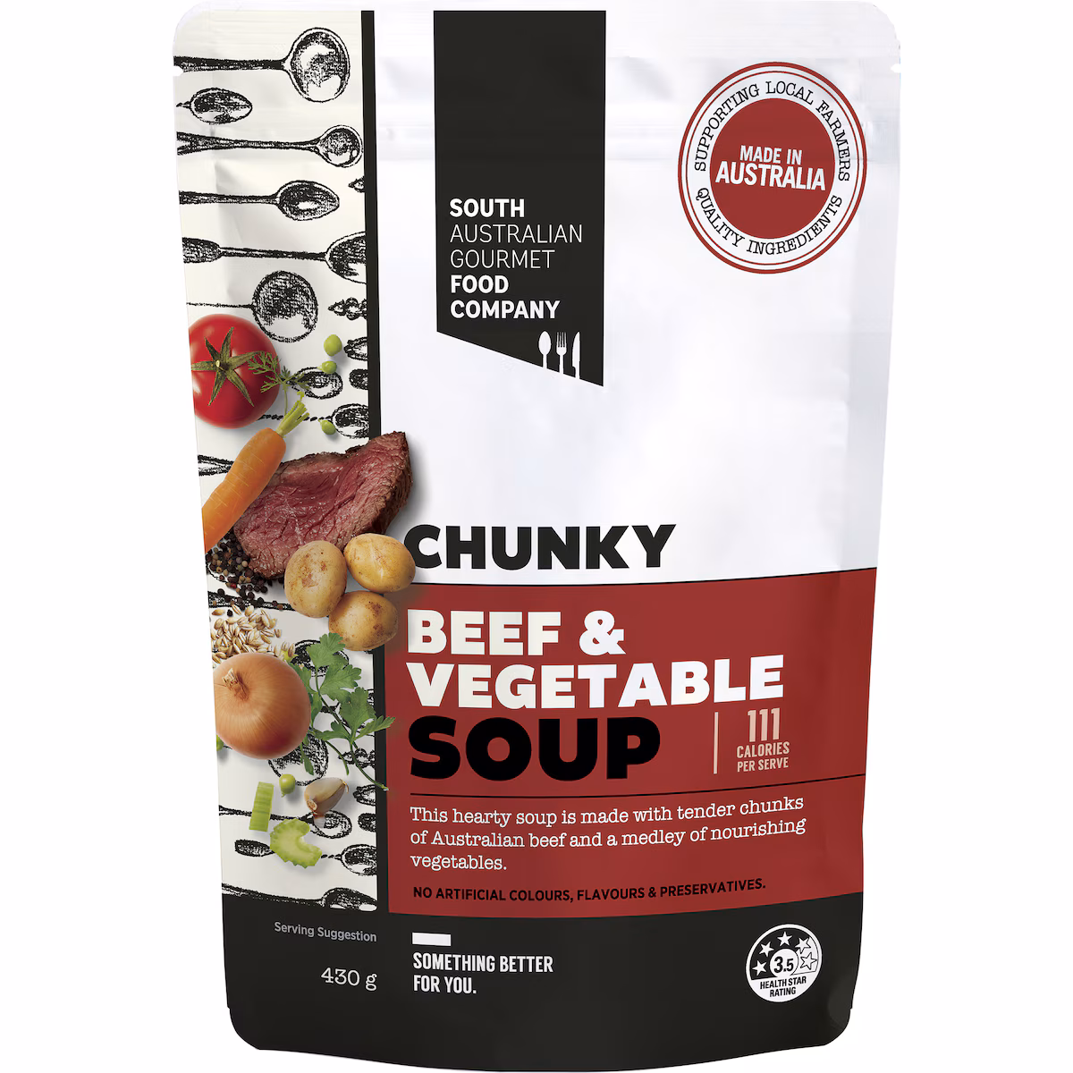 Chunky Beef & Vegetable Soup